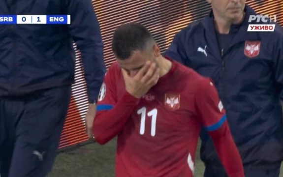 UEFA EURO 2024: Njegove suze su pogodile sve! Filip Kostić uplakan napustio teren (VIDEO)