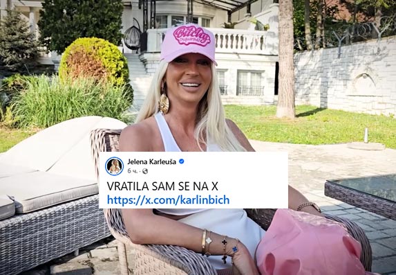 Jelena Karleuša se vratila na Twitter!