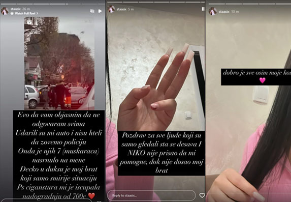 Instagram objava Anastasije Polić